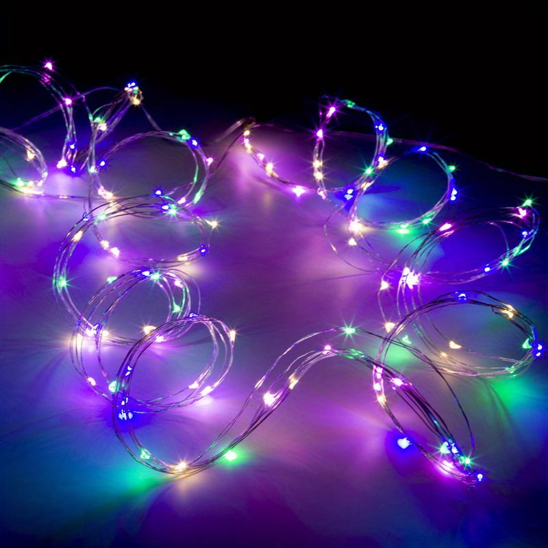1pc Creative String Lights For Bedroom, Party, Wedding, For Outdoor Camping Hiking, Christmas Halloween Decoration, 1m10/2m20/3m30/5m50/10m100 LED Lights, Gifts For Mom, Mother's Day, Ramadan Valentine's Day Decoration - Image 26