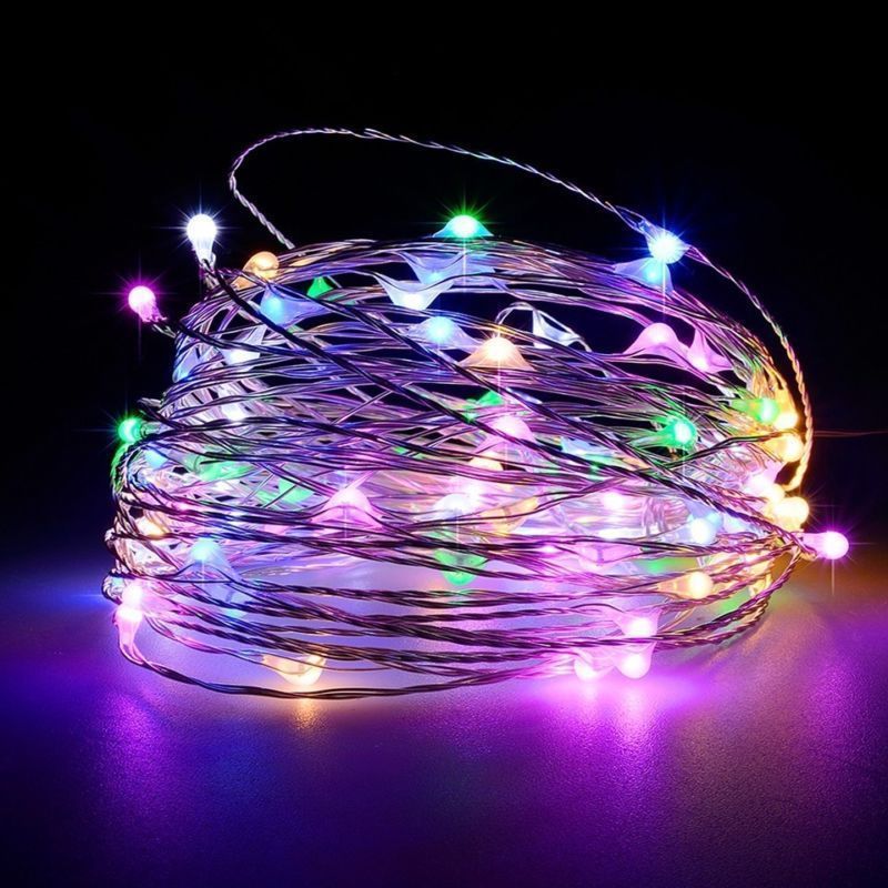 1pc Creative String Lights For Bedroom, Party, Wedding, For Outdoor Camping Hiking, Christmas Halloween Decoration, 1m10/2m20/3m30/5m50/10m100 LED Lights, Gifts For Mom, Mother's Day, Ramadan Valentine's Day Decoration - Image 29