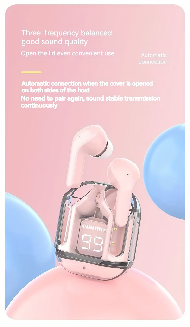 True Wireless Headset Wireless Headset Sports Headset Stereo, Mobile Phone Hi-fi Stereo Music - Image 15