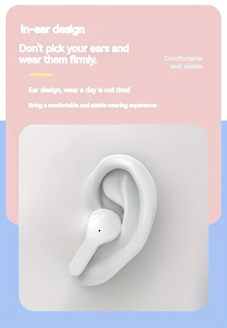 True Wireless Headset Wireless Headset Sports Headset Stereo, Mobile Phone Hi-fi Stereo Music - Image 17