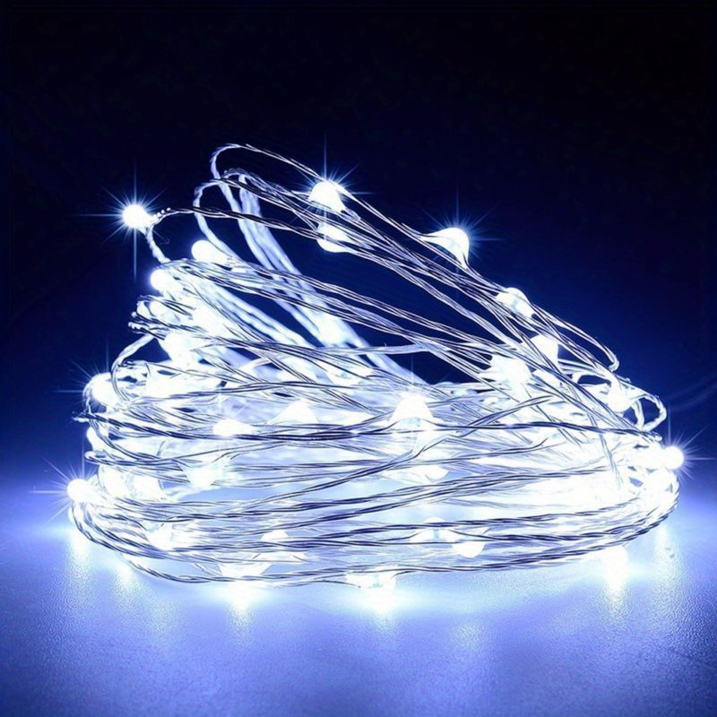 1pc Creative String Lights For Bedroom, Party, Wedding, For Outdoor Camping Hiking, Christmas Halloween Decoration, 1m10/2m20/3m30/5m50/10m100 LED Lights, Gifts For Mom, Mother's Day, Ramadan Valentine's Day Decoration - Image 24