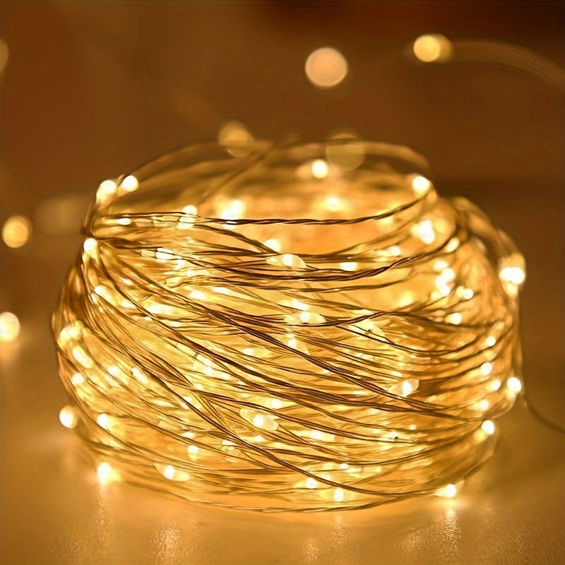 1pc Creative String Lights For Bedroom, Party, Wedding, For Outdoor Camping Hiking, Christmas Halloween Decoration, 1m10/2m20/3m30/5m50/10m100 LED Lights, Gifts For Mom, Mother's Day, Ramadan Valentine's Day Decoration - Image 21