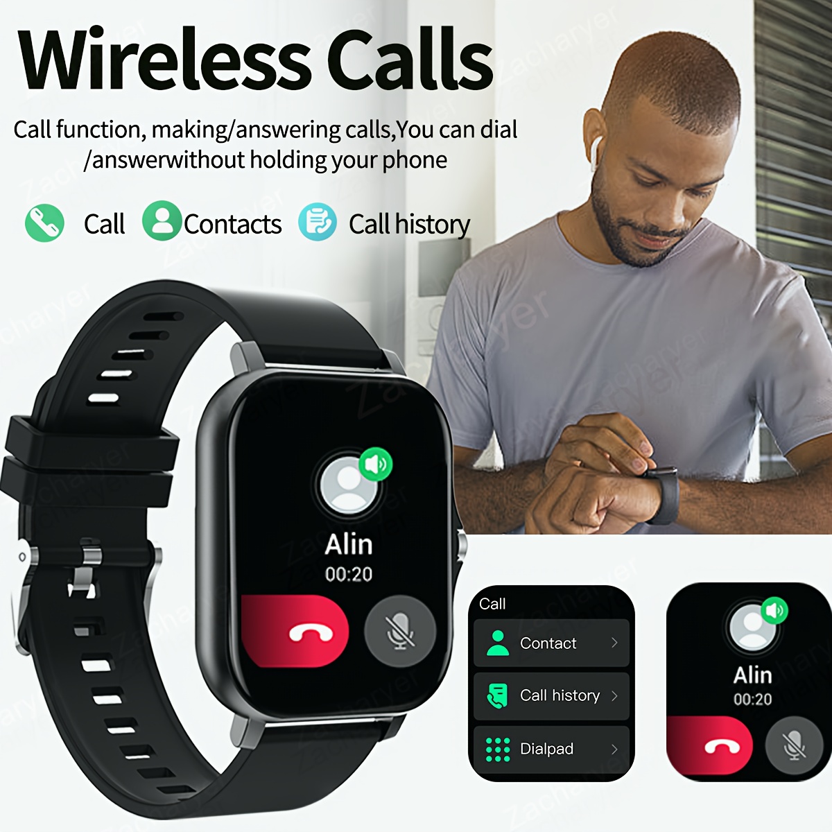 Smart Watch Wireless Call Reminder For Men And Women Multi Functional Sports Watch - Image 9